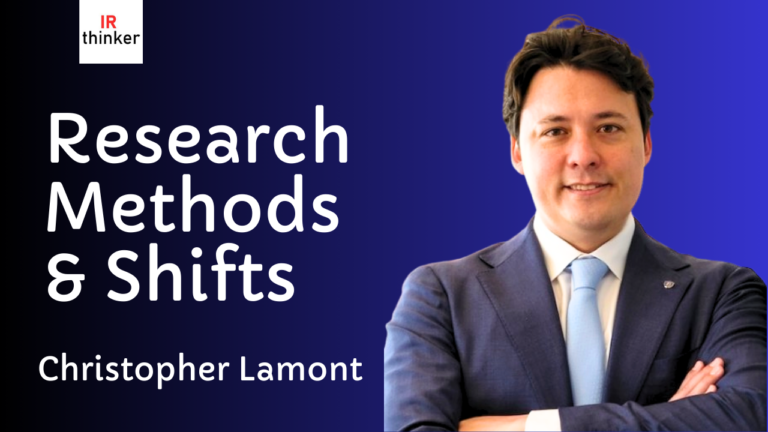 Research Methods & Shifts – Christopher Lamont | 2025 Ep. 3